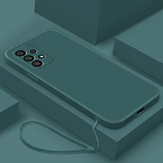 Silikon Hülle Handyhülle Ultra Dünn Flexible Schutzhülle 360 Grad Ganzkörper Tasche S03 für Samsung Galaxy A53 5G Grün