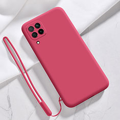 Silikon Hülle Handyhülle Ultra Dünn Flexible Schutzhülle 360 Grad Ganzkörper Tasche S03 für Samsung Galaxy F62 5G Pink