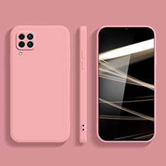 Silikon Hülle Handyhülle Ultra Dünn Flexible Schutzhülle 360 Grad Ganzkörper Tasche S03 für Samsung Galaxy M32 4G Rosa