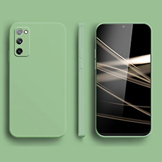 Silikon Hülle Handyhülle Ultra Dünn Flexible Schutzhülle 360 Grad Ganzkörper Tasche S03 für Samsung Galaxy S20 FE 4G Grün