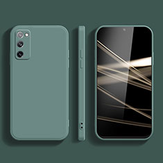 Silikon Hülle Handyhülle Ultra Dünn Flexible Schutzhülle 360 Grad Ganzkörper Tasche S03 für Samsung Galaxy S20 FE 4G Nachtgrün