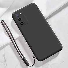 Silikon Hülle Handyhülle Ultra Dünn Flexible Schutzhülle 360 Grad Ganzkörper Tasche S05 für Oppo A53s 5G Schwarz