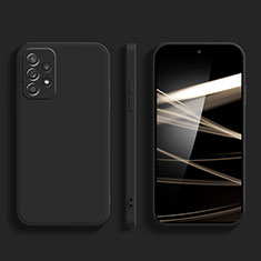 Silikon Hülle Handyhülle Ultra Dünn Flexible Schutzhülle 360 Grad Ganzkörper Tasche S05 für Samsung Galaxy A32 4G Schwarz