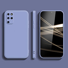 Silikon Hülle Handyhülle Ultra Dünn Flexible Schutzhülle 360 Grad Ganzkörper Tasche S05 für Samsung Galaxy S20 Plus 5G Lavendel Grau
