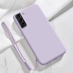 Silikon Hülle Handyhülle Ultra Dünn Flexible Schutzhülle 360 Grad Ganzkörper Tasche S05 für Samsung Galaxy S23 Plus 5G Violett