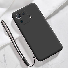 Silikon Hülle Handyhülle Ultra Dünn Flexible Schutzhülle 360 Grad Ganzkörper Tasche S05 für Xiaomi Mi 11 Pro 5G Schwarz
