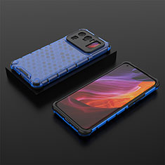 Silikon Hülle Handyhülle Ultra Dünn Flexible Schutzhülle 360 Grad Ganzkörper Tasche S05 für Xiaomi Mi 11 Ultra 5G Blau