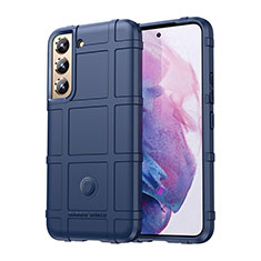 Silikon Hülle Handyhülle Ultra Dünn Flexible Schutzhülle 360 Grad Ganzkörper Tasche S06 für Samsung Galaxy S23 Plus 5G Blau