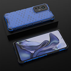 Silikon Hülle Handyhülle Ultra Dünn Flexible Schutzhülle 360 Grad Ganzkörper Tasche S06 für Xiaomi Mi 12 Pro 5G Blau