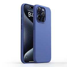 Silikon Hülle Handyhülle Ultra Dünn Flexible Schutzhülle 360 Grad Ganzkörper Tasche YK1 für Apple iPhone 13 Pro Max Blau