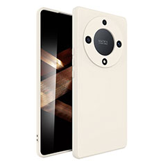 Silikon Hülle Handyhülle Ultra Dünn Flexible Schutzhülle 360 Grad Ganzkörper Tasche YK1 für Huawei Honor Magic6 Lite 5G Weiß