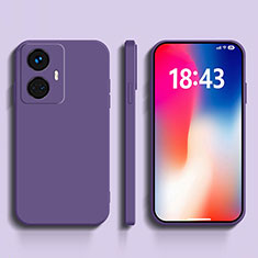 Silikon Hülle Handyhülle Ultra Dünn Flexible Schutzhülle 360 Grad Ganzkörper Tasche YK1 für Realme 10 Pro+ Plus 5G Violett