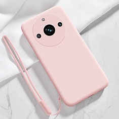 Silikon Hülle Handyhülle Ultra Dünn Flexible Schutzhülle 360 Grad Ganzkörper Tasche YK1 für Realme 11 Pro 5G Rosa