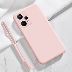 Silikon Hülle Handyhülle Ultra Dünn Flexible Schutzhülle 360 Grad Ganzkörper Tasche YK1 für Realme 9 4G Rosa