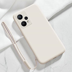 Silikon Hülle Handyhülle Ultra Dünn Flexible Schutzhülle 360 Grad Ganzkörper Tasche YK1 für Realme 9 Pro+ Plus 5G Weiß