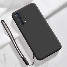 Silikon Hülle Handyhülle Ultra Dünn Flexible Schutzhülle 360 Grad Ganzkörper Tasche YK1 für Realme GT Master 5G Schwarz