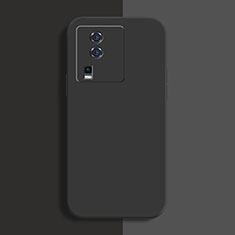 Silikon Hülle Handyhülle Ultra Dünn Flexible Schutzhülle 360 Grad Ganzkörper Tasche YK1 für Vivo iQOO Neo7 5G Schwarz
