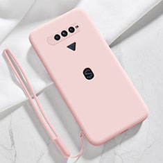 Silikon Hülle Handyhülle Ultra Dünn Flexible Schutzhülle 360 Grad Ganzkörper Tasche YK1 für Xiaomi Black Shark 4S 5G Rosa