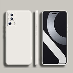 Silikon Hülle Handyhülle Ultra Dünn Flexible Schutzhülle 360 Grad Ganzkörper Tasche YK1 für Xiaomi Mi 13 Lite 5G Weiß
