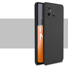 Silikon Hülle Handyhülle Ultra Dünn Flexible Schutzhülle 360 Grad Ganzkörper Tasche YK1 für Xiaomi Poco C55 Schwarz