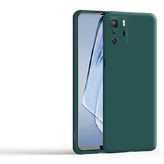 Silikon Hülle Handyhülle Ultra Dünn Flexible Schutzhülle 360 Grad Ganzkörper Tasche YK1 für Xiaomi Poco X3 GT 5G Grün