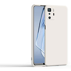 Silikon Hülle Handyhülle Ultra Dünn Flexible Schutzhülle 360 Grad Ganzkörper Tasche YK1 für Xiaomi Poco X3 GT 5G Weiß