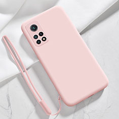 Silikon Hülle Handyhülle Ultra Dünn Flexible Schutzhülle 360 Grad Ganzkörper Tasche YK1 für Xiaomi Redmi K30S 5G Rosegold