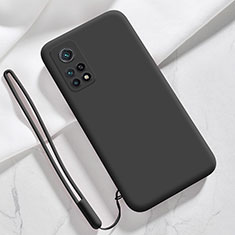 Silikon Hülle Handyhülle Ultra Dünn Flexible Schutzhülle 360 Grad Ganzkörper Tasche YK1 für Xiaomi Redmi K30S 5G Schwarz
