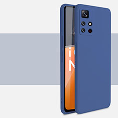 Silikon Hülle Handyhülle Ultra Dünn Flexible Schutzhülle 360 Grad Ganzkörper Tasche YK1 für Xiaomi Redmi Note 11 5G Blau