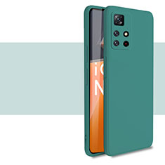 Silikon Hülle Handyhülle Ultra Dünn Flexible Schutzhülle 360 Grad Ganzkörper Tasche YK1 für Xiaomi Redmi Note 11 5G Grün