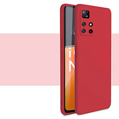 Silikon Hülle Handyhülle Ultra Dünn Flexible Schutzhülle 360 Grad Ganzkörper Tasche YK1 für Xiaomi Redmi Note 11 5G Rot