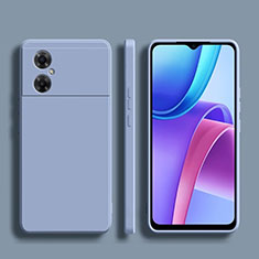 Silikon Hülle Handyhülle Ultra Dünn Flexible Schutzhülle 360 Grad Ganzkörper Tasche YK1 für Xiaomi Redmi Note 11R 5G Lavendel Grau