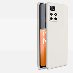 Silikon Hülle Handyhülle Ultra Dünn Flexible Schutzhülle 360 Grad Ganzkörper Tasche YK1 für Xiaomi Redmi Note 11S 5G Weiß
