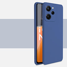 Silikon Hülle Handyhülle Ultra Dünn Flexible Schutzhülle 360 Grad Ganzkörper Tasche YK1 für Xiaomi Redmi Note 12 Pro Speed 5G Blau