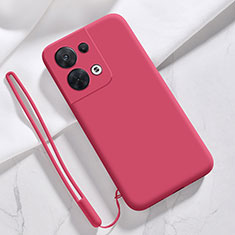 Silikon Hülle Handyhülle Ultra Dünn Flexible Schutzhülle 360 Grad Ganzkörper Tasche YK1 für Xiaomi Redmi Note 13 5G Rot