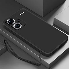 Silikon Hülle Handyhülle Ultra Dünn Flexible Schutzhülle 360 Grad Ganzkörper Tasche YK1 für Xiaomi Redmi Note 13 Pro+ Plus 5G Schwarz