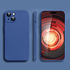 Silikon Hülle Handyhülle Ultra Dünn Flexible Schutzhülle 360 Grad Ganzkörper Tasche YK2 für Apple iPhone 13 Blau