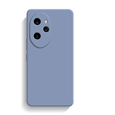 Silikon Hülle Handyhülle Ultra Dünn Flexible Schutzhülle 360 Grad Ganzkörper Tasche YK2 für Huawei Honor 100 Pro 5G Lavendel Grau