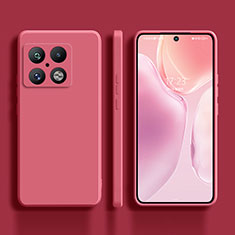 Silikon Hülle Handyhülle Ultra Dünn Flexible Schutzhülle 360 Grad Ganzkörper Tasche YK2 für OnePlus 10 Pro 5G Pink