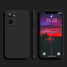 Silikon Hülle Handyhülle Ultra Dünn Flexible Schutzhülle 360 Grad Ganzkörper Tasche YK2 für Realme 10 Pro 5G Schwarz