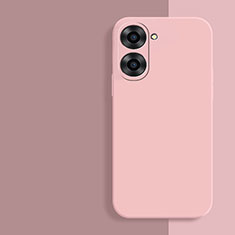 Silikon Hülle Handyhülle Ultra Dünn Flexible Schutzhülle 360 Grad Ganzkörper Tasche YK2 für Realme 10S 5G Rosa