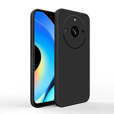 Silikon Hülle Handyhülle Ultra Dünn Flexible Schutzhülle 360 Grad Ganzkörper Tasche YK2 für Realme 11 Pro 5G Schwarz