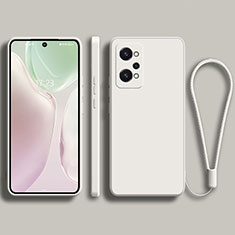 Silikon Hülle Handyhülle Ultra Dünn Flexible Schutzhülle 360 Grad Ganzkörper Tasche YK2 für Realme Q5 Pro 5G Weiß