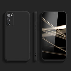 Silikon Hülle Handyhülle Ultra Dünn Flexible Schutzhülle 360 Grad Ganzkörper Tasche YK2 für Samsung Galaxy S20 Schwarz
