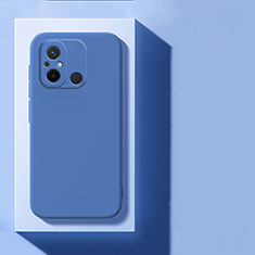 Silikon Hülle Handyhülle Ultra Dünn Flexible Schutzhülle 360 Grad Ganzkörper Tasche YK2 für Xiaomi Poco C55 Blau