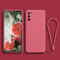 Silikon Hülle Handyhülle Ultra Dünn Flexible Schutzhülle 360 Grad Ganzkörper Tasche YK2 für Xiaomi POCO M3 Pro 5G Pink