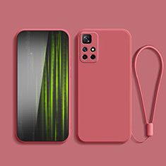 Silikon Hülle Handyhülle Ultra Dünn Flexible Schutzhülle 360 Grad Ganzkörper Tasche YK2 für Xiaomi Poco M4 Pro 5G Rot