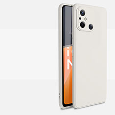 Silikon Hülle Handyhülle Ultra Dünn Flexible Schutzhülle 360 Grad Ganzkörper Tasche YK2 für Xiaomi Redmi 11A 4G Weiß