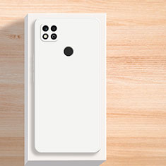 Silikon Hülle Handyhülle Ultra Dünn Flexible Schutzhülle 360 Grad Ganzkörper Tasche YK2 für Xiaomi Redmi 9C Weiß