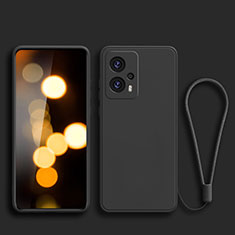 Silikon Hülle Handyhülle Ultra Dünn Flexible Schutzhülle 360 Grad Ganzkörper Tasche YK2 für Xiaomi Redmi K50i 5G Schwarz